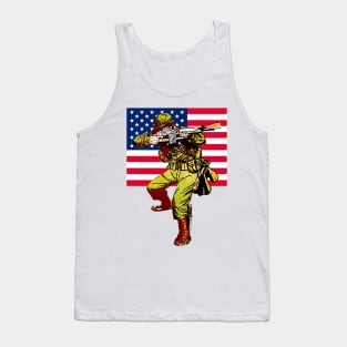 patriot warrior in action Tank Top